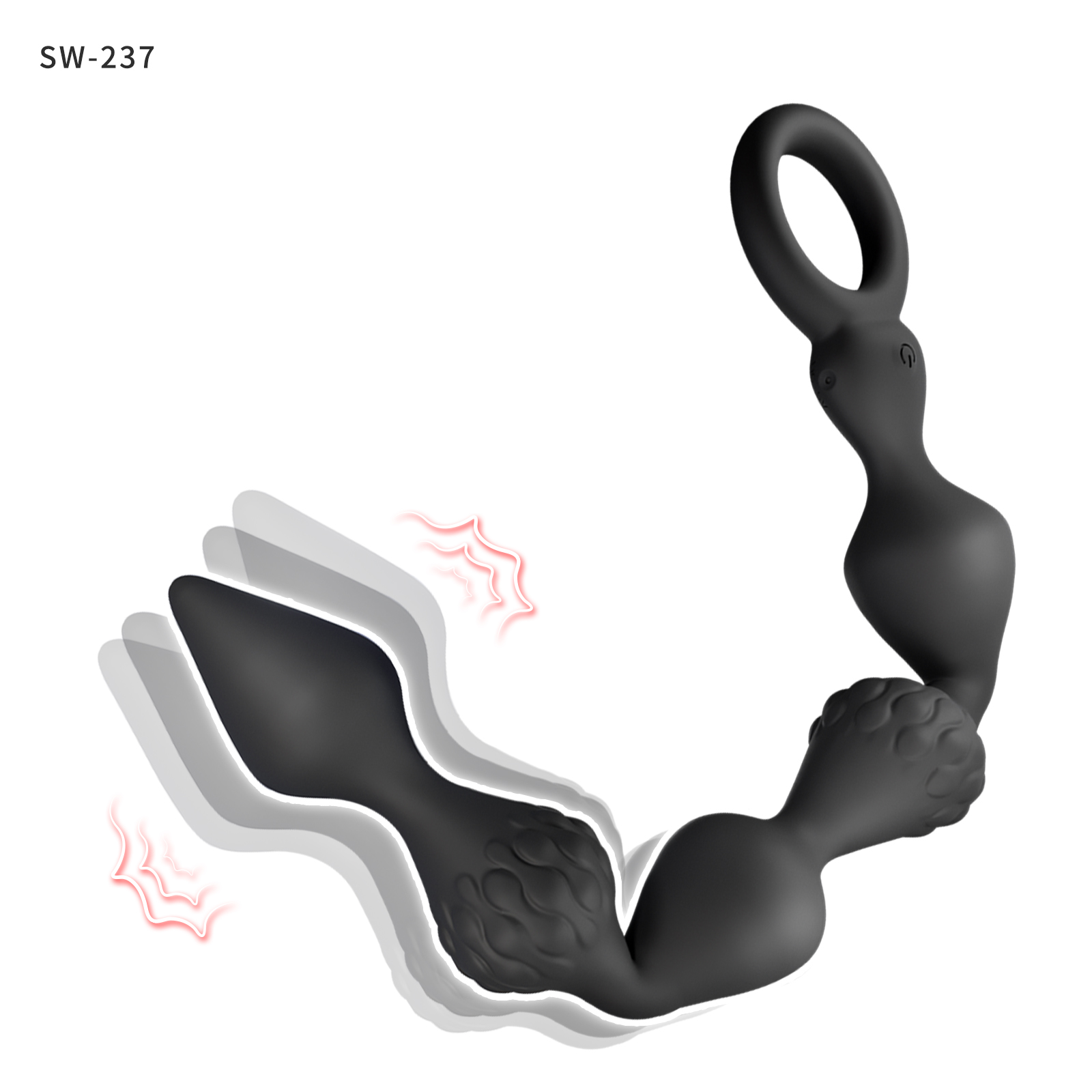 ツインロータービーズ<br>超ロング＆ビッグ、満ちあふれる充実感、 5粒コーン型ビーズ、スムーズに楽しめる形状