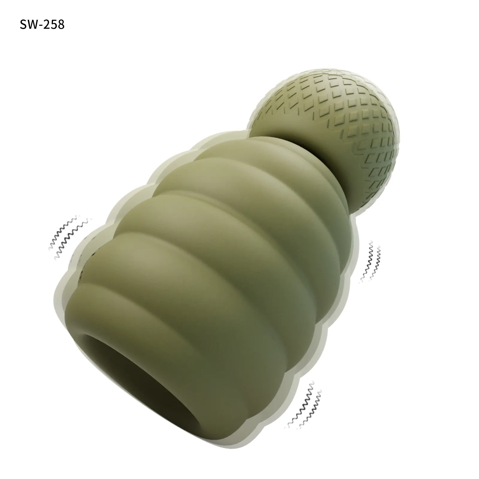 三丸 グレネード型オナホール <br>亀頭バイブ 電動オナホール オナホ 亀頭責め 多突起で包み込む 【イボ刺激＆9種類振動パターン】